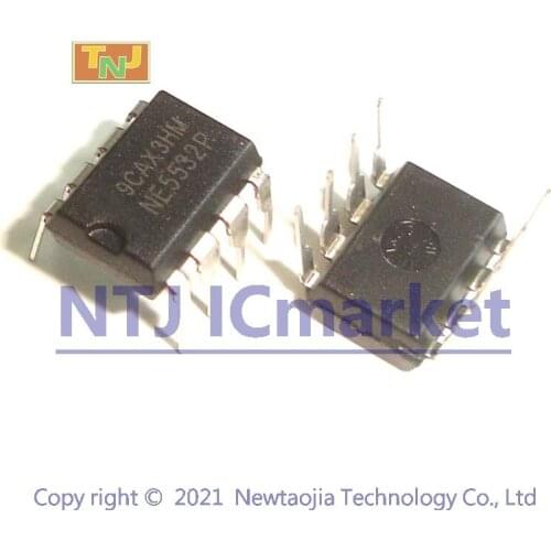 20 PCS NE5532P DIP-8 NE5532 DUAL LOW-NOISE OPERATIONAL AMPLIFIERS IC CHIP