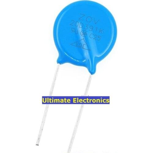 20pcs Varistors 20D391K 390V Metal voltage dependent resistor