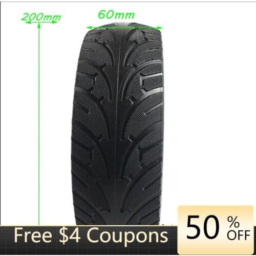 200*60 mm Solid Tire only for Zero8 Dualtron Raptor Electric Scooter Tubeless Tyre Anti-Explosion Tires