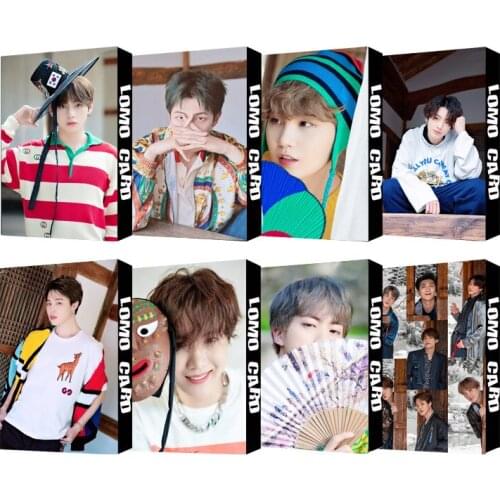 30PC K-POP Bangtan Boys Album Poster 2019 Summer Package In Korea Lomo Card Photocard Paper SUGA JUNGKOOK JIMIN Wall Sticker