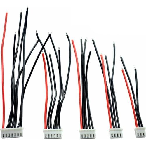 5Pcs JST XH 2s 3s 4s 5s 6s Battery Balance Charger Plug Line/Wire/Connector Cable