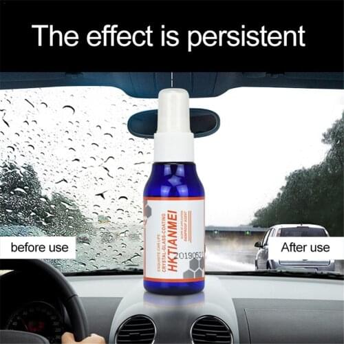 60ml 9H Car Ceramic Coating Windsheild Rainproof Nano Hydrophobic Coating Waterproof High Shine Glass Care Liquid Polish Wax