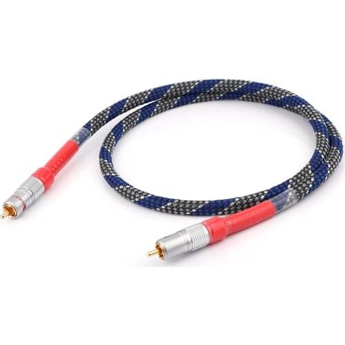 8N OFC Ortofon Hifi Coaxial Cable High Quality DAC 75ohm hifi Digital RCA Cable
