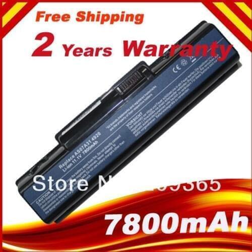 7800mAh 9 cell Battery for Acer Aspire 5738 5738G 5738Z 5738ZG 5735 5740 4740G 4710 4720Z 2930 4930 4920G AS07A31 AS07A41