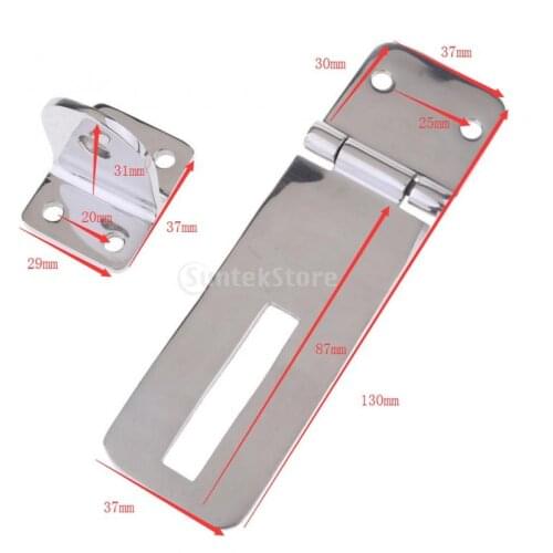 Hasp Swivel Lock Stainless Steel Latch Marine Heavy Duty Hardware Boat Parts