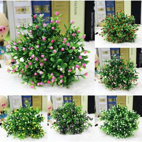 15 Heads Artificial Aglaia Odorata Flowers Plant Home Wedding Party Decoration