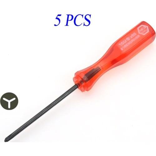 5pcs for Nintend Wii NDS DS Lite NDSL GBA SP NDSI XL/LL NDSIXL Triwing Trigram Y-Tip Screwdrivers Screw Drivers