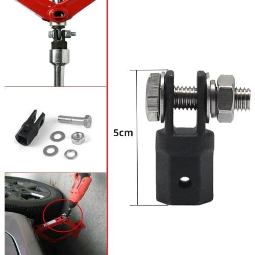 1/2 Inch Scissor Jack Adapter New Scissor Jack Adapter Tools Adapter Drive Impact Wrench 1pc Car Accessories