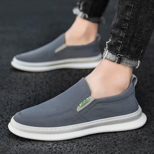 Casual Men shoes canvas loafers slip-on comfy male moccasins non-slip outdoor summer walking flats shoes comfortable footwear