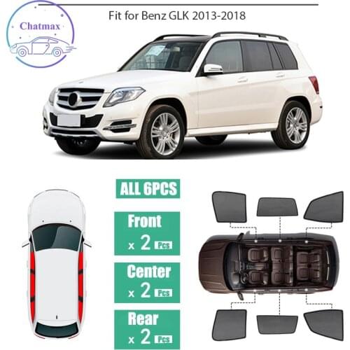 For Mercedes Benz GLK 300 200 260 2013-2018 Window Sunshade UV Protection Ray Blocking Mesh Laser Block Black Net Yarn