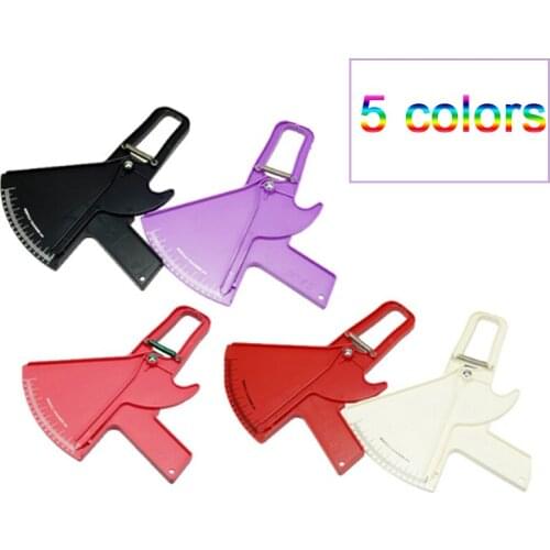 Convenient professional 0-80mm Slim Guide Skinfold Caliper Measure Body Fat Tester Analyzer Measurement Keep Health Fitness
