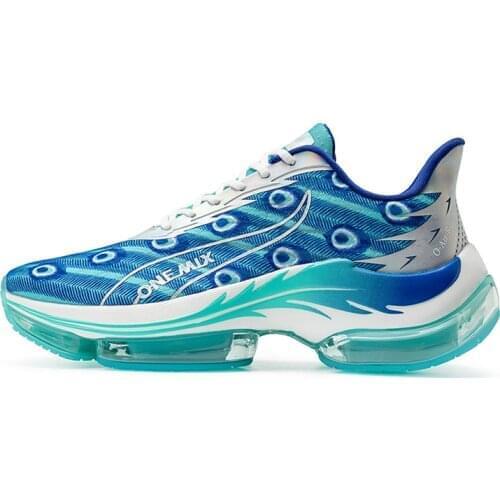 ONEMIX New color match Running Air Cushion Athletic Couple Trainers Sport Runner Shoes Outdoor Women Walking Sneakers