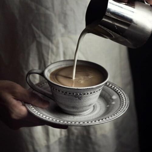 1 set Afternoon Tea Set Ceramic British Creative Plate Tableware Breakfast Dessert Afternoon Black Tea coffee cup