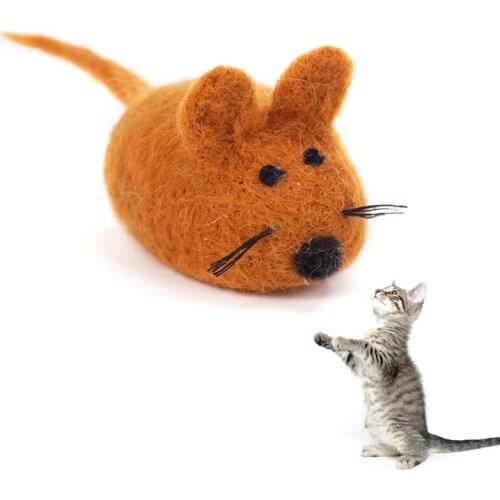 1PC Cat Mouse Toy Catnip Pet Toy Kitten Chew Toy Realistic Mouse Cat Toy Wool Kitten Teeth Grinding Toy Cat Interactive Toy