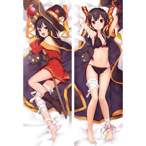 2020-June Anime hugging pillowcase KonoSuba Gods Blessing on This Wonderful World! Megumin Dakimakura body pillow cover case