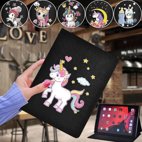 For Apple Ipad 8/iPad Air 1 2 3 4/IPad 2 3 4 5 6/Mini 1 2 3 4 5/Pro 9.7"/10.5/11" pu Leather stand Tablet Case Cover+Stylus