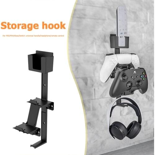 For PS5 PS4 Xbox Switch Organizer Storage Rack CD Disc Headphone Universal Gamepad Controller Storage Holder Game Accessories