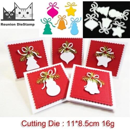 Reunion Craft Metal Cutting Dies Cut Die Mold 5Pcs Christmas Decoration Scrapbook Paper Knife Mould Blade Punch Stencils Die New