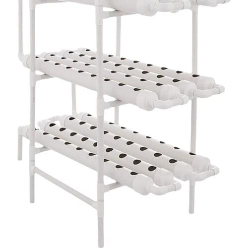 3 Layers 108 Plant Sites Hydroponic Site Grow Kit 12 Pipes Hydroponic Growing System Water Culture Garden Plant System