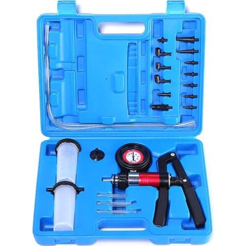 ALLSOME Auto Diagnostic-tool Car Auto Handheld Vacuum Pistol Pump Brake Bleeder Adaptor Fluid Reservoir Oil Tester Tools Kit