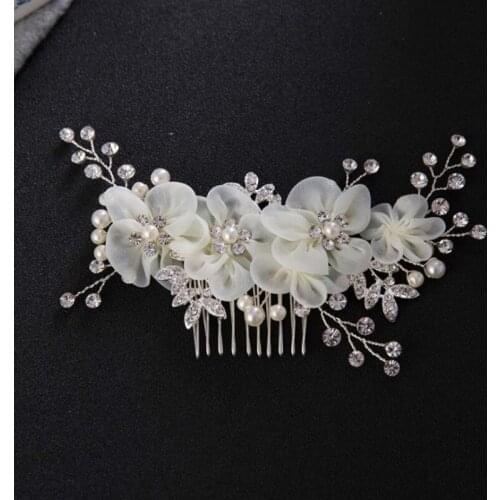Bridal hair combs Alloy rhinestone combs Wedding accessories Wedding dress accessories Bridal headdress