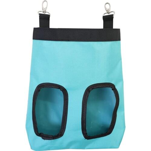 Hay Bag Hanging Pouch Feeder Holder Feeding Dispenser Container for Rabbit Guinea Pig Small Animals Pet TS2