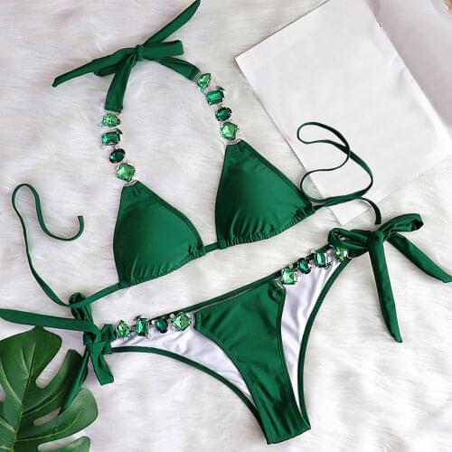 Купальники со стразами MUQGEW China At AliExpress