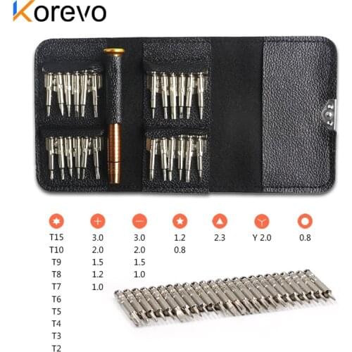 Mini Screwdriver Set 25 in 1 Torx Screwdriver Repair Tool Set For iPhone Cellphone Tablet PC Worldwide Store Hand tools