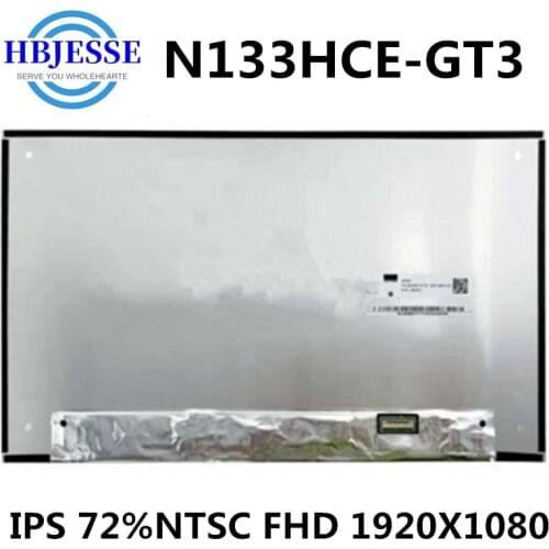 Original 13.3'' N133HCE-GT3 IPS 72%NTSC LCD Display Screen Matrix eDP 30 Pins FHD Replacement LCD LED Screen Panel