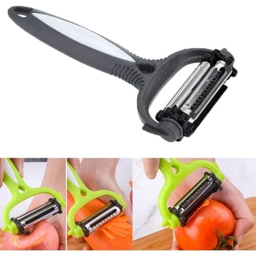Stainless Steel Peeler Vegetable Cucumber Carrot Fruit Potato Double Planing Grater Planing Kitchen Accessories Kitchen Gadget