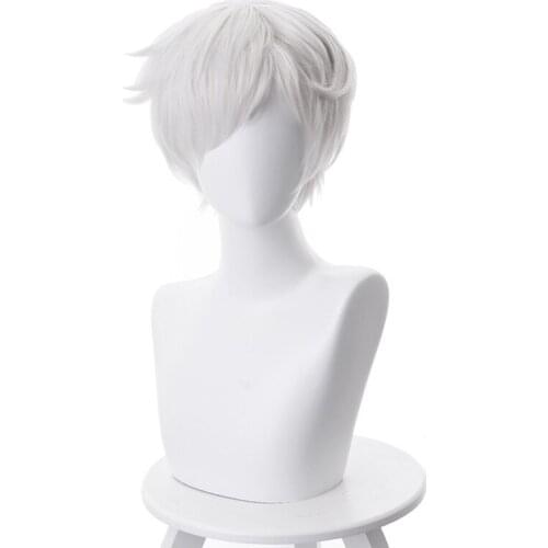 Norman Short Wig Cosplay Costume Yakusoku no Neverland Heat Resistant Synthetic Hair The Promised Neverland Cosplay Wigs