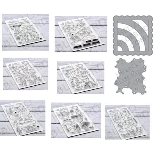 Small animals transparent Clear Silicone Stamp/Seal for DIY scrapbooking/photo album Decorative clear stamp sheets B0402