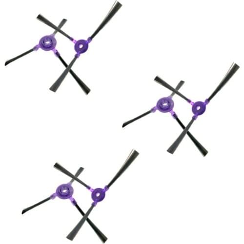 Vacuum Cleaner Side Brush for Midea VCR08 MR09 I5 Robot Vacuum Cleaner Parts Replacement Kit, 6PCS