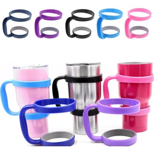 Handle for 30 Oz Tumbler, Anti Slip Travel Mugs Grip BPA Free Cup Holder