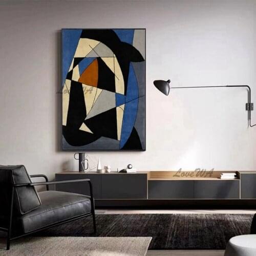 Dark Colors Are 100% Abstract Painting Restaurant Wall Art Decoration Wall Picture Modern Art Oil Painting On Canvas Unframed