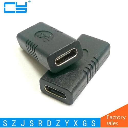 USB 3.1 Type C Female to Female Cable Adapter USB-C Type-C Data Charging Extension Cable for HUAWEI Chromebook LeTV Phone HY1388