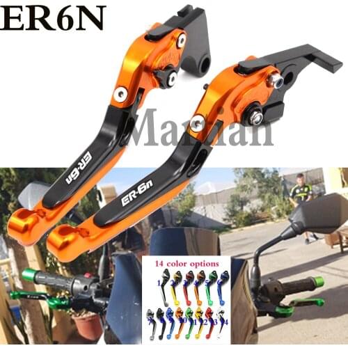 14 Colors CNC Motorcycle Brakes Clutch Levers For KAWASAKI ER6N ER-6N 2006-2008