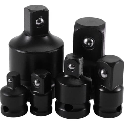 6Pcs Mini Socket Wrench Hand Tool Set 1/4 1/2 3/8 3/4 Ratchet Breaker Drive Spanner Set Pneumatic Sleeve Adapter Wrench