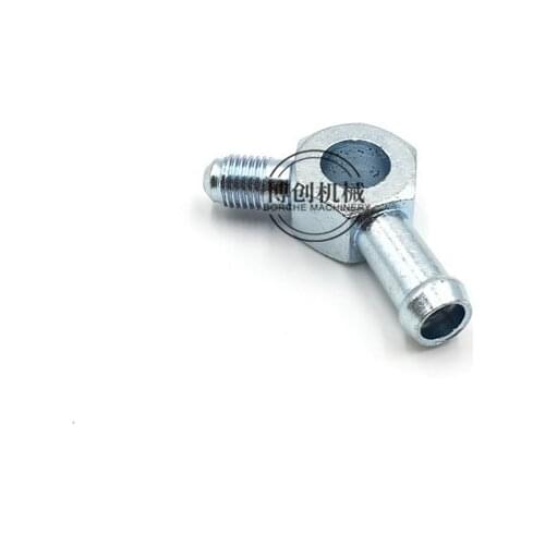 Free shipping for E200 E320B C type D high pressure pump oil return pipe tee joint S6K oil return pipe joint