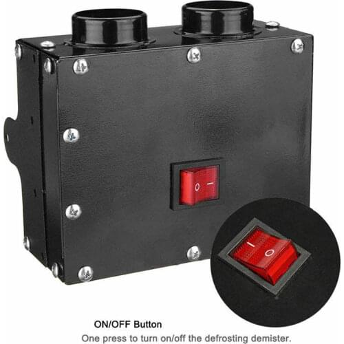 Noiseless Car Vehicle 400W 12V Fan Heater Defroster Demister Hot Heating Warmer