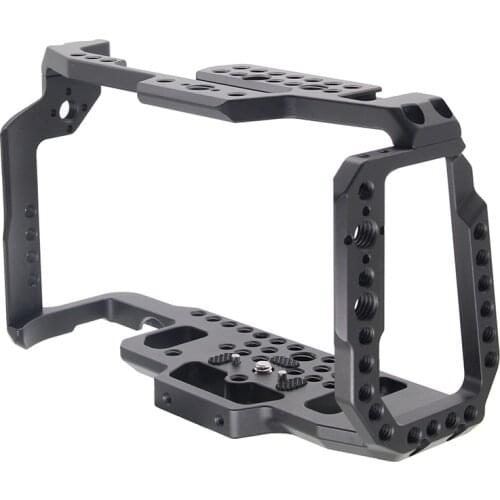 For BMPCC 4 K 6 K Camera Cage Video Film Movie Cage Quick Release Plate For Blackmagic Pocket Cinema Camera 4K/6K BMPCC 4K 6K