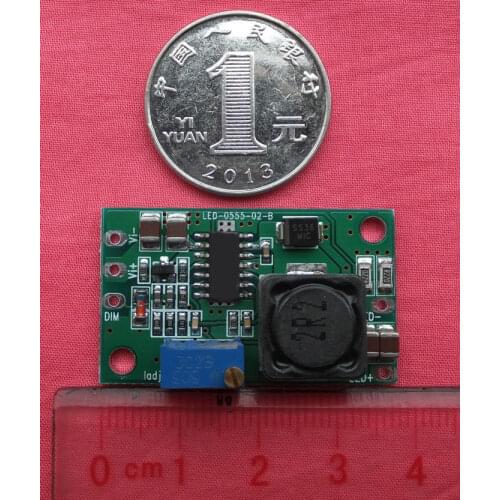 DC-DC LED Constant Current Driver Module, Current 0-1.5A Adjustable, Car LED Driver, Flashlight LED Driver