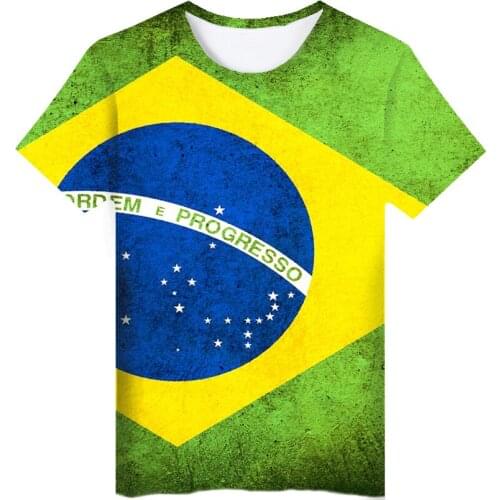 National Flag 3D Printed Portugal Argentina Germany Russia Brazil T Shirt Kids Men Women T-shirt Fashion Lovely Tshirt Tops