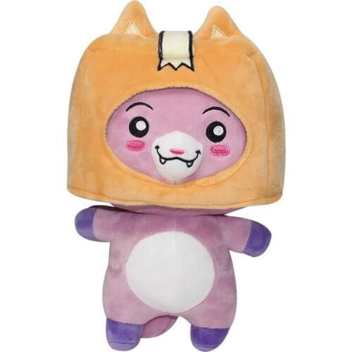 Hot Sale Cartoon LankyBox Boxy Foxy Rocky Funny Soft Plush Stuffed Dolls Kids Baby Birthday Gifts Cute Toys peluches