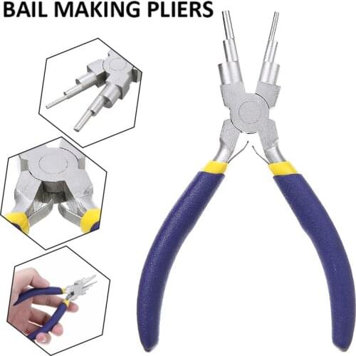 Jewelry Making DIY Tools Equipment Pliers Flat Round Nose Carbon Steel Sets Hand Accessories