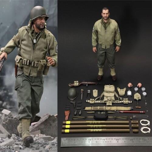 In Stock DID A80150 1/6 WWII US 2nd Ranger Series 5 Sergeant Horvath Figure Collectible