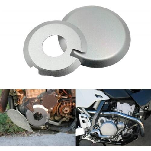 5 Color Ignition Clutch Case Covers Guards Kit For Suzuki DRZ400 DR-Z400S DRZ400SM Kawasaki KLX400 Silver