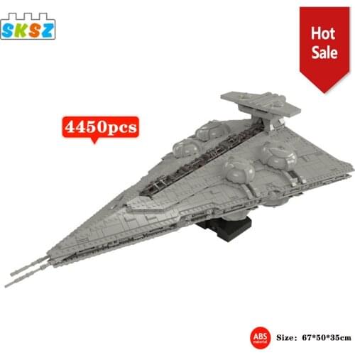 Star Series Wars Diy Building Blocks Constrictor II-Playable Interdictor Cruiser Moc Bricks Toy Space Wars for Kid Birthday Gift