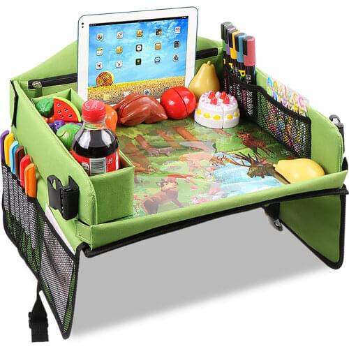 Educational Toys Travel Drawing Play Tray Lap Desk with Dry Erase Multifunctional Activity Creative Games Toy Tray
