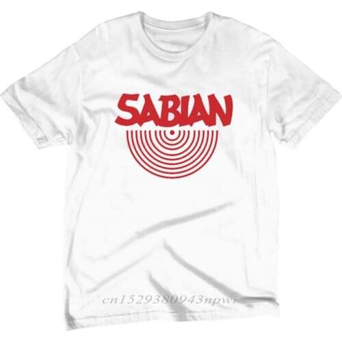 Mens t shirts fashion 2020 Sabian Printed T shirt cotton short sleeve O neck t-shirts summer Hip Hop tshirt euro size